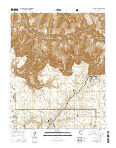 Grand Canyon Arizona Current topographic map, 1:24000 scale, 7.5 X 7.5 Minute, Year 2014