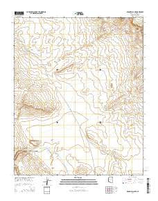 Grand Falls NE Arizona Current topographic map, 1:24000 scale, 7.5 X 7.5 Minute, Year 2014