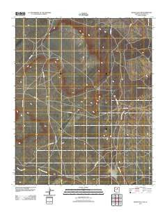 Grand Falls SW Arizona Historical topographic map, 1:24000 scale, 7.5 X 7.5 Minute, Year 2011