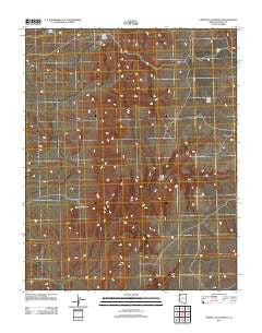 Grand Gulch Bench Arizona Historical topographic map, 1:24000 scale, 7.5 X 7.5 Minute, Year 2011