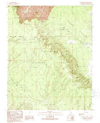Grandview Point Arizona Historical topographic map, 1:24000 scale, 7.5 X 7.5 Minute, Year 1989