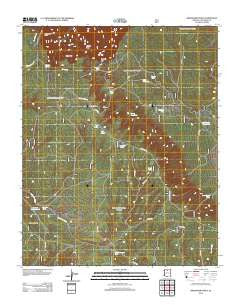 Grandview Point Arizona Historical topographic map, 1:24000 scale, 7.5 X 7.5 Minute, Year 2012