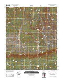 Grandview Point NE Arizona Historical topographic map, 1:24000 scale, 7.5 X 7.5 Minute, Year 2012