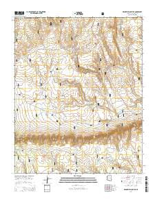 Grandview Point NE Arizona Current topographic map, 1:24000 scale, 7.5 X 7.5 Minute, Year 2014