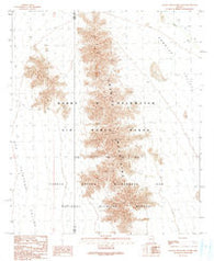 Granite Mountains North Arizona Historical topographic map, 1:24000 scale, 7.5 X 7.5 Minute, Year 1990