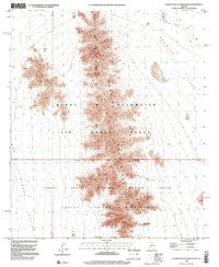 Granite Mountains North Arizona Historical topographic map, 1:24000 scale, 7.5 X 7.5 Minute, Year 1996