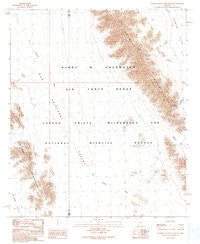 Granite Mountains South Arizona Historical topographic map, 1:24000 scale, 7.5 X 7.5 Minute, Year 1990