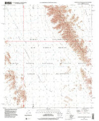 Granite Mountains South Arizona Historical topographic map, 1:24000 scale, 7.5 X 7.5 Minute, Year 1996