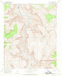 Granite Park Arizona Historical topographic map, 1:24000 scale, 7.5 X 7.5 Minute, Year 1967