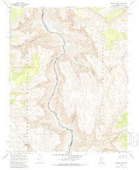Granite Park Arizona Historical topographic map, 1:24000 scale, 7.5 X 7.5 Minute, Year 1967