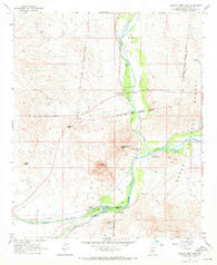 Granite Reef Dam Arizona Historical topographic map, 1:24000 scale, 7.5 X 7.5 Minute, Year 1964