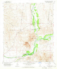 Granite Reef Dam Arizona Historical topographic map, 1:24000 scale, 7.5 X 7.5 Minute, Year 1964