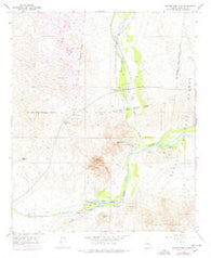 Granite Reef Dam Arizona Historical topographic map, 1:24000 scale, 7.5 X 7.5 Minute, Year 1964