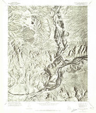 Granite Reef Dam Arizona Historical topographic map, 1:24000 scale, 7.5 X 7.5 Minute, Year 1971