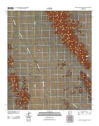 Granite Mountains South Arizona Historical topographic map, 1:24000 scale, 7.5 X 7.5 Minute, Year 2011