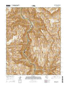 Granite Park Arizona Current topographic map, 1:24000 scale, 7.5 X 7.5 Minute, Year 2014
