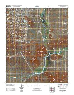 Granite Reef Dam Arizona Historical topographic map, 1:24000 scale, 7.5 X 7.5 Minute, Year 2011
