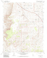 Grapevine Canyon Arizona Historical topographic map, 1:24000 scale, 7.5 X 7.5 Minute, Year 1968