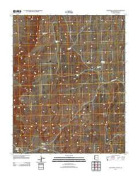 Grapevine Canyon Arizona Historical topographic map, 1:24000 scale, 7.5 X 7.5 Minute, Year 2011
