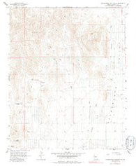 Grasshopper Junction SE Arizona Historical topographic map, 1:24000 scale, 7.5 X 7.5 Minute, Year 1967