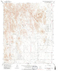 Grasshopper Junction SE Arizona Historical topographic map, 1:24000 scale, 7.5 X 7.5 Minute, Year 1967