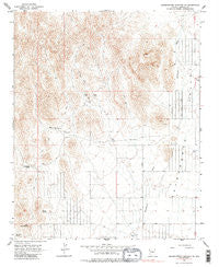 Grasshopper Junction SE Arizona Historical topographic map, 1:24000 scale, 7.5 X 7.5 Minute, Year 1967