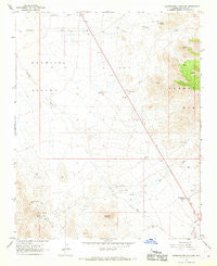 Grasshopper Junction Arizona Historical topographic map, 1:24000 scale, 7.5 X 7.5 Minute, Year 1967