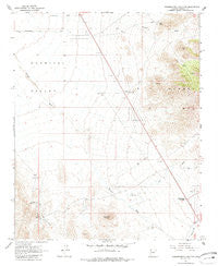 Grasshopper Junction Arizona Historical topographic map, 1:24000 scale, 7.5 X 7.5 Minute, Year 1967