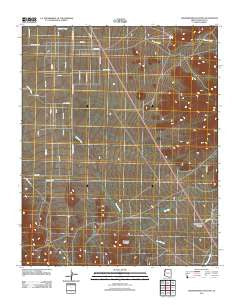 Grasshopper Junction Arizona Historical topographic map, 1:24000 scale, 7.5 X 7.5 Minute, Year 2011