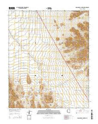 Grasshopper Junction Arizona Current topographic map, 1:24000 scale, 7.5 X 7.5 Minute, Year 2014