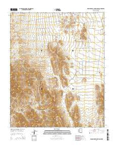 Grasshopper Junction NW Arizona Current topographic map, 1:24000 scale, 7.5 X 7.5 Minute, Year 2014