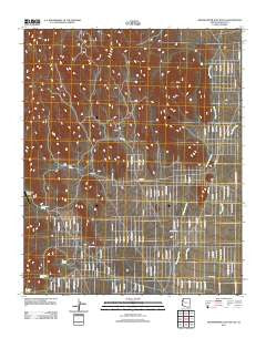 Grasshopper Junction SE Arizona Historical topographic map, 1:24000 scale, 7.5 X 7.5 Minute, Year 2011