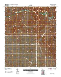 Grayback Arizona Historical topographic map, 1:24000 scale, 7.5 X 7.5 Minute, Year 2011