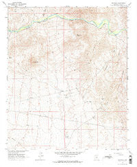 Grayback Arizona Historical topographic map, 1:24000 scale, 7.5 X 7.5 Minute, Year 1964