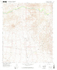 Grayback Arizona Historical topographic map, 1:24000 scale, 7.5 X 7.5 Minute, Year 1964