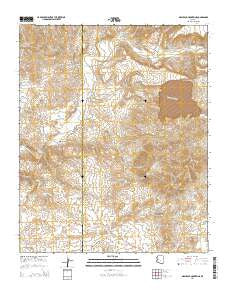 Grayback Mountains Arizona Current topographic map, 1:24000 scale, 7.5 X 7.5 Minute, Year 2014