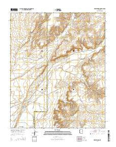 Greasewood Arizona Current topographic map, 1:24000 scale, 7.5 X 7.5 Minute, Year 2014