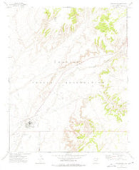 Greasewood Arizona Historical topographic map, 1:24000 scale, 7.5 X 7.5 Minute, Year 1972