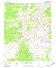 Great Spring Arizona Historical topographic map, 1:24000 scale, 7.5 X 7.5 Minute, Year 1971