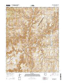 Great Spring Arizona Current topographic map, 1:24000 scale, 7.5 X 7.5 Minute, Year 2014
