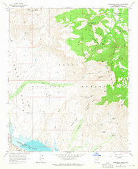 Greenback Creek Arizona Historical topographic map, 1:24000 scale, 7.5 X 7.5 Minute, Year 1964