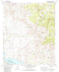 Greenback Creek Arizona Historical topographic map, 1:24000 scale, 7.5 X 7.5 Minute, Year 1964
