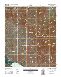 Greenback Creek Arizona Historical topographic map, 1:24000 scale, 7.5 X 7.5 Minute, Year 2011