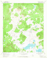 Greens Peak Arizona Historical topographic map, 1:24000 scale, 7.5 X 7.5 Minute, Year 1969