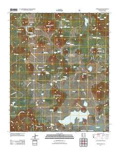 Greens Peak Arizona Historical topographic map, 1:24000 scale, 7.5 X 7.5 Minute, Year 2011