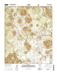 Greens Peak Arizona Current topographic map, 1:24000 scale, 7.5 X 7.5 Minute, Year 2014