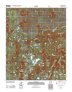 Greer Arizona Historical topographic map, 1:24000 scale, 7.5 X 7.5 Minute, Year 2011
