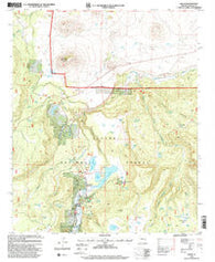 Greer Arizona Historical topographic map, 1:24000 scale, 7.5 X 7.5 Minute, Year 1997