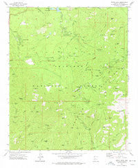 Groom Creek Arizona Historical topographic map, 1:24000 scale, 7.5 X 7.5 Minute, Year 1974