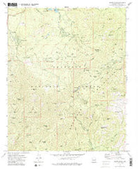 Groom Creek Arizona Historical topographic map, 1:24000 scale, 7.5 X 7.5 Minute, Year 1974